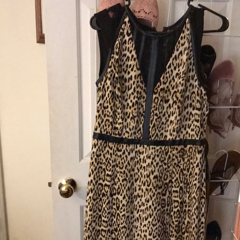 Leopard hues dress